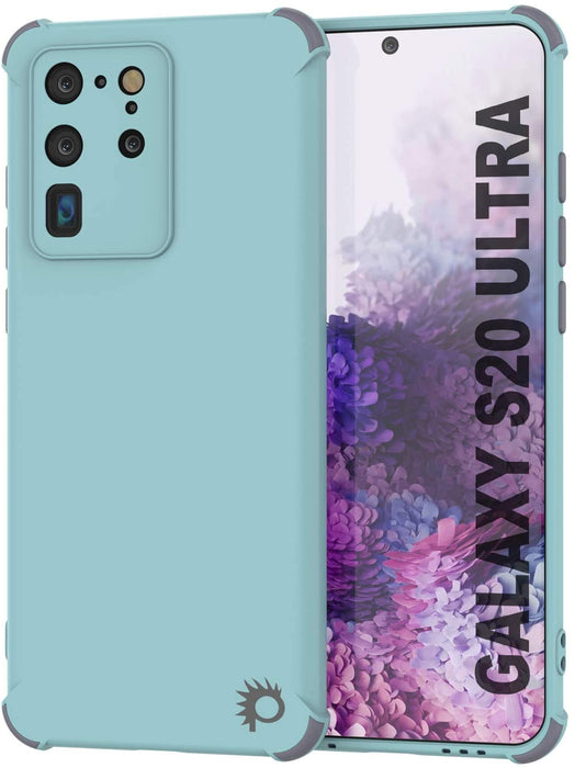 Punkcase Protective & Lightweight TPU Case [Sunshine Series] for Galaxy S20 Ultra [Teal] (Color in image: Teal)