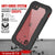 iPhone 8 Waterproof IP68 Case, Punkcase [red]  [Maximus Series] [Slim Fit] [IP68 Certified] [Shockresistant] Clear Armor Cover with Screen Protector | Ultimate Protection (Color in image: black)