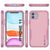 Punkcase for iPhone 11 Belt Clip Multilayer Holster Case [Patron Series] [Pink] (Color in image: Black)