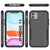 Punkcase for iPhone 11 Belt Clip Multilayer Holster Case [Patron Series] [Black] (Color in image: Mint-Pink)