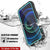 iPhone 12 Pro Max Waterproof IP68 Case, Punkcase [teal]  [Maximus Series] [Slim Fit] [IP68 Certified] [Shockresistant] Clear Armor Cover with Screen Protector | Ultimate Protection (Color in image: white)