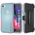 Punkcase for iPhone 8 Belt Clip Multilayer Holster Case [Patron Series] [Mint-Pink] (Color in image: Mint-Pink)