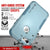 Punkcase for iPhone 8 Belt Clip Multilayer Holster Case [Patron Series] [Mint] (Color in image: Black)