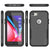 Punkcase for iPhone 8 Belt Clip Multilayer Holster Case [Patron Series] [Black] (Color in image: Mint-Pink)
