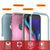 Punkcase for iPhone 8 Belt Clip Multilayer Holster Case [Patron Series] [Mint-Pink] (Color in image: Black)