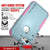 Punkcase for iPhone SE Belt Clip Multilayer Holster Case [Patron Series] [Mint-Pink] (Color in image: Mint)