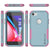 Punkcase for iPhone SE Belt Clip Multilayer Holster Case [Patron Series] [Mint-Pink] (Color in image: Navy)