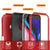 Punkcase for iPhone SE Belt Clip Multilayer Holster Case [Patron Series] [Red-Black] (Color in image: Navy)
