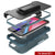 Punkcase for iPhone SE Belt Clip Multilayer Holster Case [Patron Series] [Mint] 