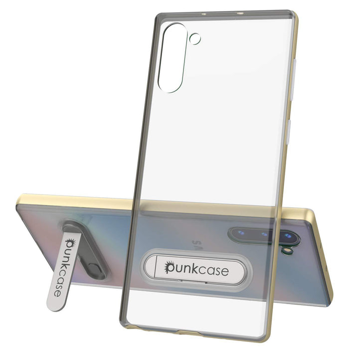 Galaxy Note 10 Lucid 3.0 PunkCase Armor Cover w/Integrated Kickstand and Screen Protector [Gold] (Color in image: Teal)