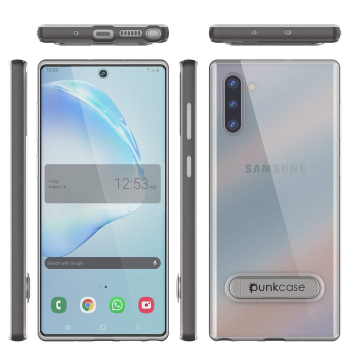 Galaxy Note 10 Lucid 3.0 PunkCase Armor Cover w/Integrated Kickstand and Screen Protector [Grey] (Color in image: Blue)
