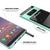 Galaxy Note 8 Case, PUNKcase [LUCID 3.0 Series] Armor Cover w/Integrated Kickstand [Teal] (Color in image: Silver)