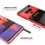 Galaxy Note 9 Lucid 3.0 PunkCase Armor Cover w/Integrated Kickstand and Screen Protector [Red] (Color in image: Black)
