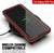 Galaxy S20+ Plus Waterproof Case, Punkcase [KickStud Series] Armor Cover [Red] (Color in image: Light Green)