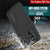 Galaxy S20+ Plus Waterproof Case, Punkcase [KickStud Series] Armor Cover [Black] (Color in image: Teal)