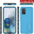 Galaxy S20+ Plus Waterproof Case, Punkcase [KickStud Series] Armor Cover [Light Blue] (Color in image: Purple)