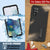 Galaxy S20+ Plus Waterproof Case, Punkcase [KickStud Series] Armor Cover [Black] (Color in image: Light Blue)