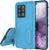 Galaxy S20 Ultra Waterproof Case, Punkcase [KickStud Series] Armor Cover [Light Blue] (Color in image: Light Blue)
