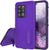 Galaxy S20 Ultra Waterproof Case, Punkcase [KickStud Series] Armor Cover [Purple] (Color in image: Purple)