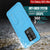 Galaxy S20 Ultra Waterproof Case, Punkcase [KickStud Series] Armor Cover [Light Blue] (Color in image: White)