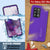 Galaxy S20 Ultra Waterproof Case, Punkcase [KickStud Series] Armor Cover [Purple] (Color in image: Light Blue)