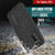 Galaxy S20 Waterproof Case, Punkcase [KickStud Series] Armor Cover [Black] (Color in image: Teal)