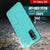 Galaxy S20 Waterproof Case, Punkcase [KickStud Series] Armor Cover [Teal] (Color in image: White)