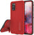 Galaxy S20 Waterproof Case, Punkcase [KickStud Series] Armor Cover [Red] (Color in image: Red)
