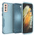 Punkcase for Galaxy S21 5G Belt Clip Multilayer Holster Case [Patron Series] [Mint] 