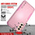 Punkcase for Galaxy S21+ Plus 5G Belt Clip Multilayer Holster Case [Patron Series] [Pink] (Color in image: Navy)