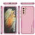 Punkcase for Galaxy S21+ Plus 5G Belt Clip Multilayer Holster Case [Patron Series] [Pink] (Color in image: Black)