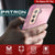 Punkcase for Galaxy S21+ Plus 5G Belt Clip Multilayer Holster Case [Patron Series] [Pink] (Color in image: Red-Black)