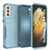 Punkcase for Galaxy S21+ Plus 5G Belt Clip Multilayer Holster Case [Patron Series] [Mint] 