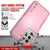 Punkcase for Galaxy S21 Ultra 5G Belt Clip Multilayer Holster Case [Patron Series] [Pink] (Color in image: Navy)