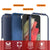 Punkcase for Galaxy S21 Ultra 5G Belt Clip Multilayer Holster Case [Patron Series] [Navy] (Color in image: Mint)