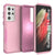 Punkcase for Galaxy S21 Ultra 5G Belt Clip Multilayer Holster Case [Patron Series] [Pink] 