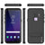 Galaxy S9 Plus Waterproof Case, Punkcase [KickStud Series] Armor Cover [BLACK] (Color in image: Black)