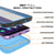 Galaxy S9 Plus Waterproof Case, Punkcase [KickStud Series] Armor Cover [LIGHT BLUE] (Color in image: Black)