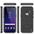 Galaxy S9 Waterproof Case, Punkcase [KickStud Series] Armor Cover [BLACK] (Color in image: Black)