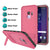 Galaxy S9 Waterproof Case, Punkcase [KickStud Series] Armor Cover [PINK] (Color in image: White)