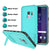 Galaxy S9 Waterproof Case, Punkcase [KickStud Series] Armor Cover [TEAL] (Color in image: Pink)