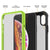 PunkCase iPhone XS Max Case, [Spartan Series] Clear Rugged Heavy Duty Cover W/Built in Screen Protector [Light-Green] (Color in image: red)