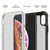PunkCase iPhone XS Max Case, [Spartan Series] Clear Rugged Heavy Duty Cover W/Built in Screen Protector [White] (Color in image: clear)