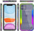 Punkcase iPhone 12 Mini ravenger Case Protective Military Grade Multilayer Cover [Rainbow] 