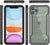 Punkcase iPhone 12 Pro ravenger Case Protective Military Grade Multilayer Cover [Grey-Black] 
