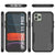Punkcase for iPhone 11 Pro Belt Clip Multilayer Holster Case [Patron Series] [Black] (Color in image: Mint-Pink)
