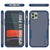 Punkcase for iPhone 11 Pro Belt Clip Multilayer Holster Case [Patron Series] [Navy] (Color in image: Mint-Pink)