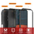 Punkcase for iPhone 11 Pro Belt Clip Multilayer Holster Case [Patron Series] [Black] (Color in image: Mint)
