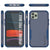 Punkcase for iPhone 11 Pro Max Belt Clip Multilayer Holster Case [Patron Series] [Navy] (Color in image: Mint-Pink)