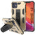 Punkcase iPhone 12 Case [ArmorShield Series] Military Style Protective Dual Layer Case Gold (Color in image: Gold)